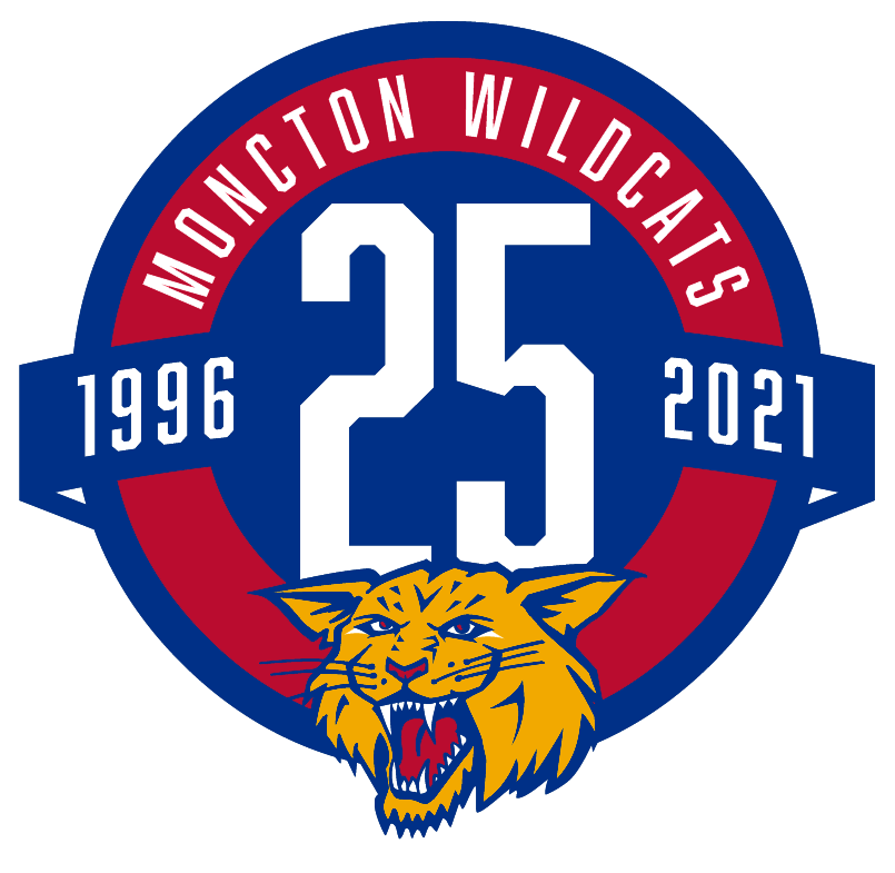 Moncton Wildcats 2021 Anniversary Logo iron on transfers for clothing
